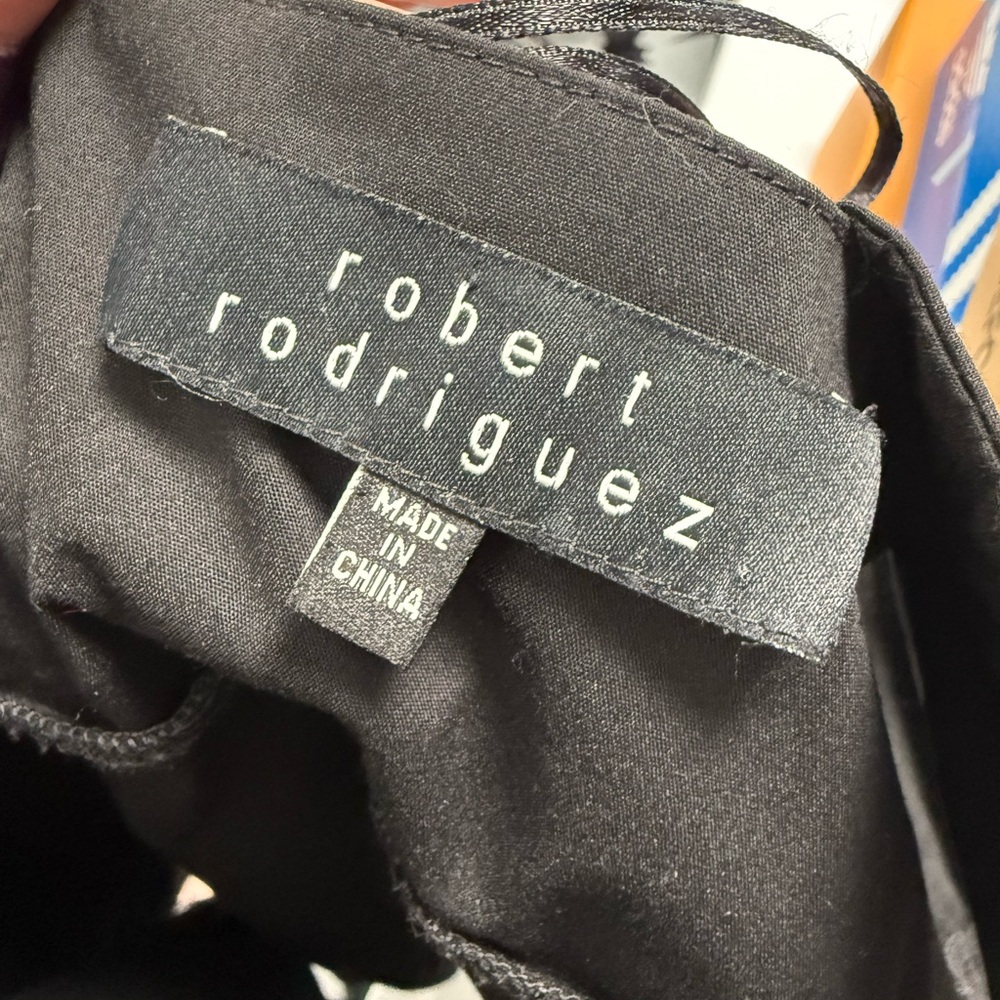 Robert Rodriguez Black One-Shoulder Dress - Picture 8 of 10
